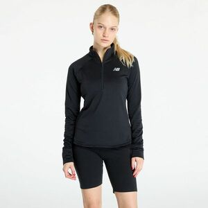 Hanorac New Balance Athletics Heat Grid Half Zip Black imagine