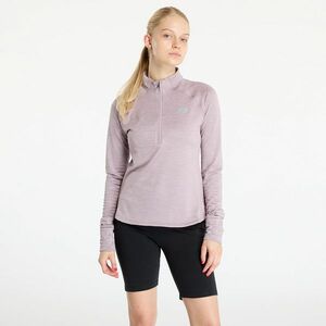 Hanorac New Balance Athletics Heat Grid Half Zip Ice Wine Heather imagine