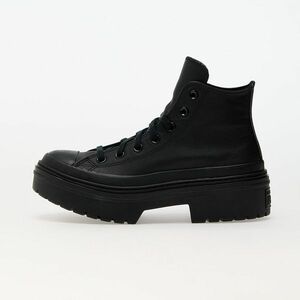 Sneakers Converse Chuck Taylor All Star Lugged Heel Leather Platform Black/ Black/ Black imagine