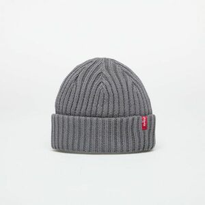 Levi's® Ribbed Beanie Dark Grey imagine