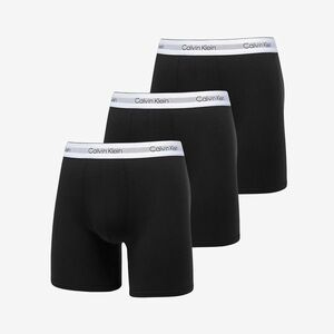 Calvin Klein Boxer Brief Long 3-Pack Black imagine