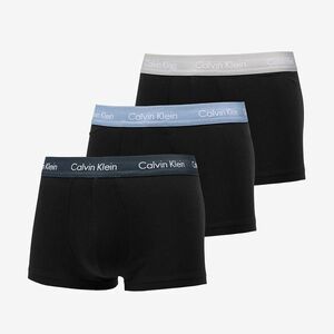 Calvin Klein Low Rise Cotton Stretch Trunk 3-Pack Black imagine