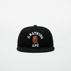 A BATHING APE College Wool Cap M Black imagine