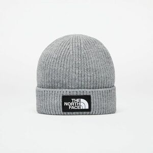 The North Face Tnf Logo Box Cuffed Beanie Short Tnf Medium Grey Heather imagine