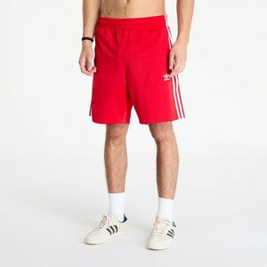 Pantaloni scurți adidas Adicolor Firebird Shorts Better Scarlet/ White imagine