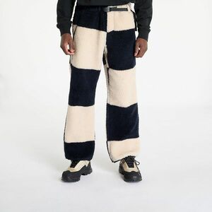 Pantaloni Gramicci Checkered Sherpa Pant Natural / Navy Check imagine