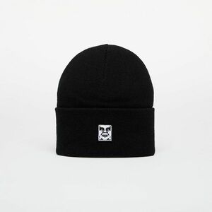 OBEY Icon Patch Cuff Beanie Black imagine