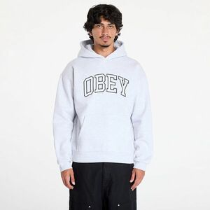 Hanorac OBEY Collegiate Extra Heavy Hoodie II Ash Grey imagine