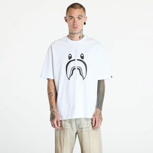 Tricou A BATHING APE Shark Tee White imagine