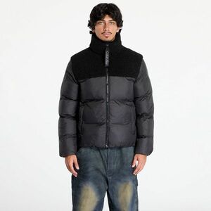 Jacheta Calvin Klein Jeans Sherpa Puffer Jacket Black imagine