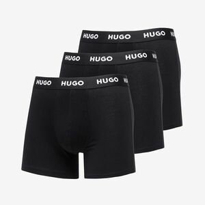 Hugo Boss Logo-Waistband Boxer Briefs 3-Pack Black imagine