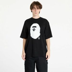 Tricou A BATHING APE Pixel Ape Head Relaxed Fit Tee Black imagine