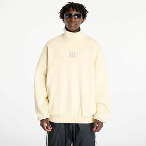 Hanorac adidas x Fear Of God Athletics Fleece Mock Sweatshirt Pale Yellow imagine