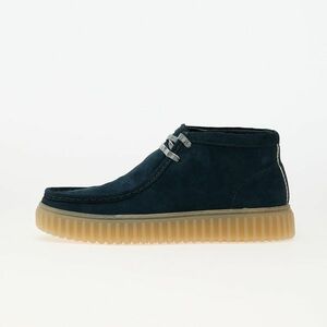 Sneakers Clarks Originals Torhill Hi Blue Suede imagine