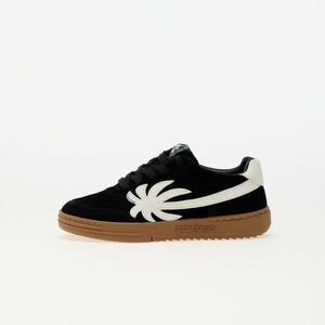 Sneakers Palm Angels Kids Palm Beach University Leather Black White imagine