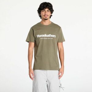 Tricou Horsefeathers Quarter T-Shirt Burnt Olive imagine