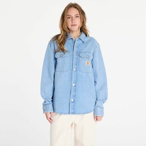 Camasa Carhartt WIP Harvey Shirt Jac UNISEX Blue Dark Bleached imagine