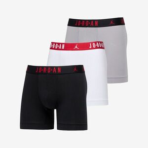 Jordan Flight Cotton Core 3-Pack Boxer Brief Black/ White imagine