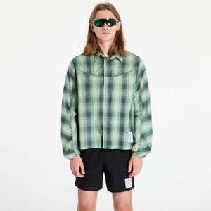 Cămașă Satisfy PeaceShell River Shirt UNISEX Check Green imagine