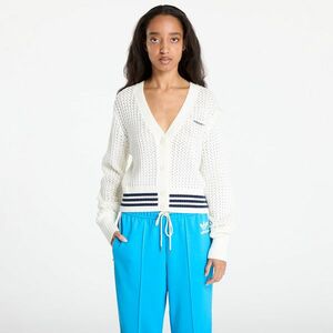 Pulover adidas Knit Cardigan Off White imagine