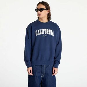 Hanorac Sporty & Rich California Crewneck UNISEX Navy/ White imagine