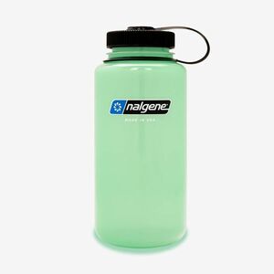 Nalgene Wide-Mouth 1000ml Sustain Bottle Glow Green imagine