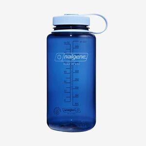 Nalgene 1000ml Wide Mouth Sustain Water Bottle Indigo imagine