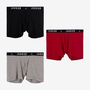 Jordan Flight Cotton Core 3-Pack Boxer Brief Gym Red/ Black imagine