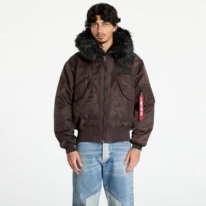 Jacheta Alpha Industries 45P Hooded Custom Jacket Hunter Brown imagine