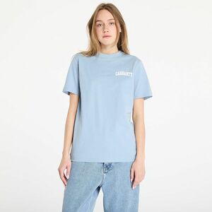 Tricou Carhartt WIP University Script Short Sleeve T-Shirt UNISEX Dusty Ice/ White imagine