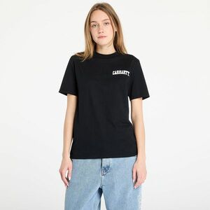 Tricou Carhartt WIP University Script Short Sleeve T-Shirt UNISEX Black/ White imagine