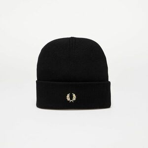 FRED PERRY Classic Beanie Black/ Champagne imagine