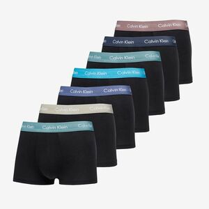 Calvin Klein Cotton Stretch Low Rise Trunk 7-Pack Black imagine