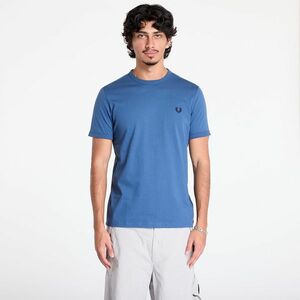 Tricou FRED PERRY Ringer T-Shirt Midnight Blue imagine