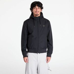 Jacheta FRED PERRY The Hooded Brentham Jacket Black imagine