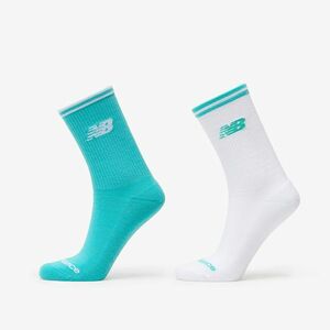 New Balance Running Stripe Midcalf Socks 2-Pack Multicolor imagine