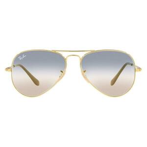 Ochelari de soare unisex Ray-Ban RB3689 001/GD Aviator Metal II imagine