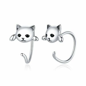 Cercei din argint Cats Cuffs imagine