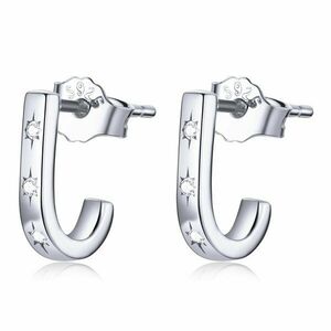 Cercei din argint Silver J Earrings imagine