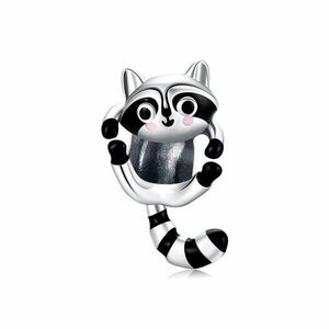 Talisman din argint Cute Racoon imagine