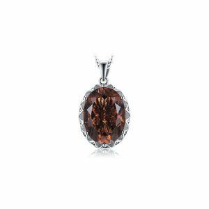 Colier din argint Beautiful Smoky Quartz imagine