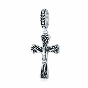 Talisman din argint Jesus Cross Charm imagine