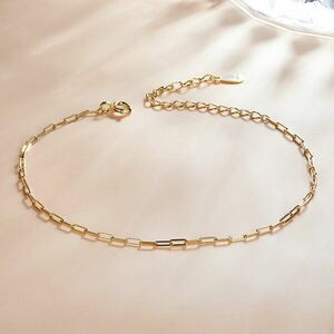 Bratara din argint Chain Bracelet Golden imagine