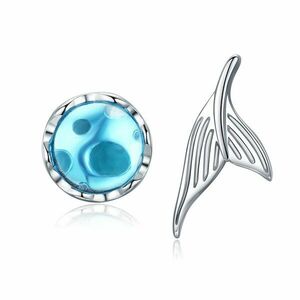 Cercei din argint Mermaid\'s Studs imagine