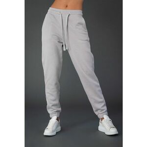 Pantaloni sport din amestec de bumbac cu talie inalta imagine