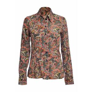 Camasa slim fit cu model floral Daisy imagine