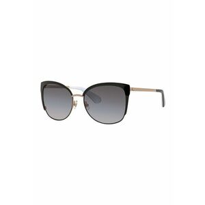 Ochelari de soare cat-eye cu lentile in degrade - Auriu - Negru - imagine