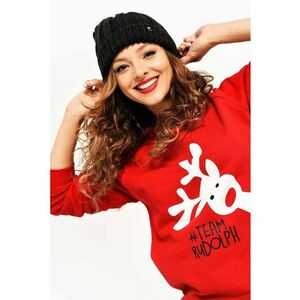 Bluza de trening din bumbac cu imprimeu Rudolf imagine