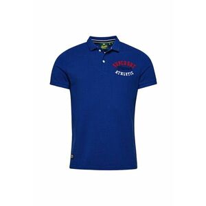 Tricou polo cu broderie logo pe piept Superstate imagine