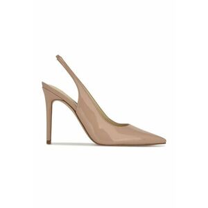 Pantofi slingback cu aspect lacuit Feather imagine